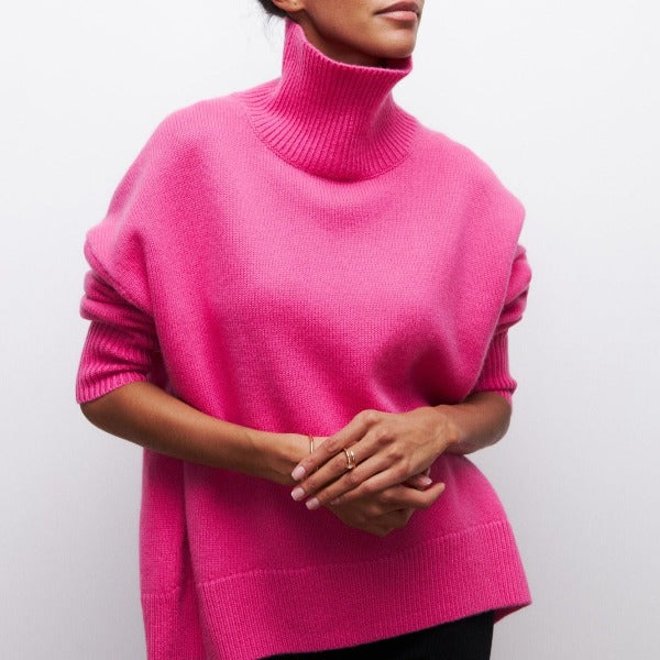 Avery™ - Comfortable pullover with stylish high collar for a sophisticated look