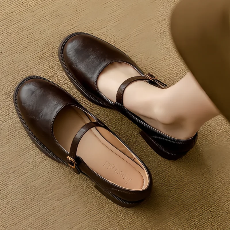 Jasmine | Timeless Mary Jane Shoes with Strap