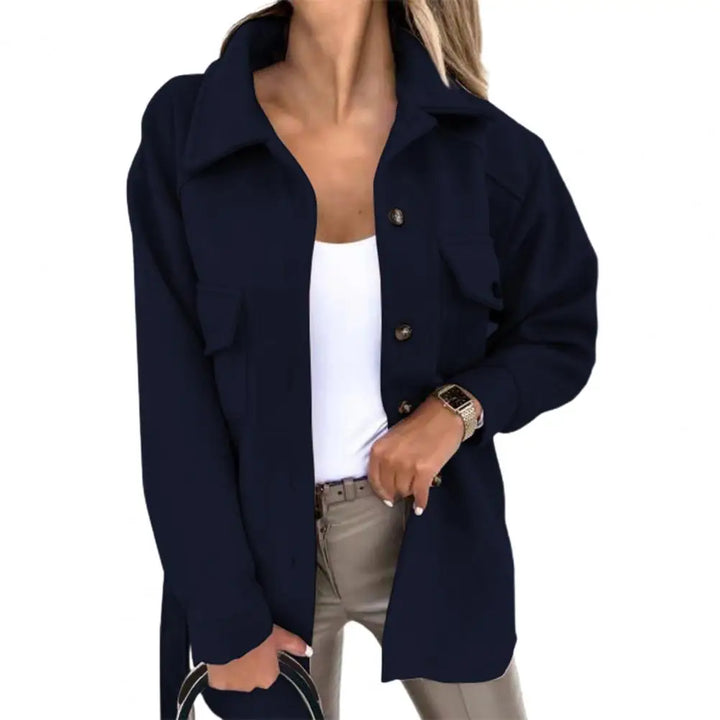 Sabrina | Elegant oversized long jacket for a sophisticated style