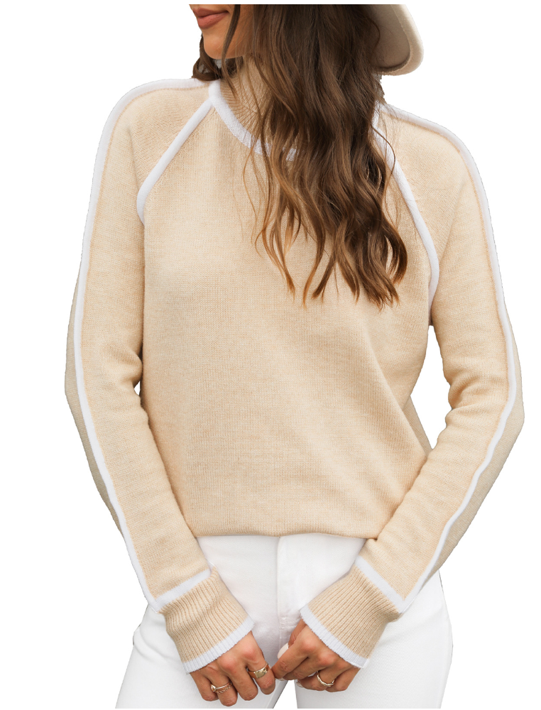 Elle - Cozy turtleneck sweater for women