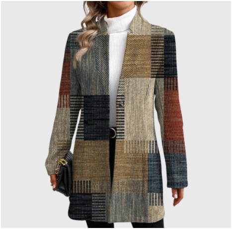 Jill | Elegant Patterned Blazer
