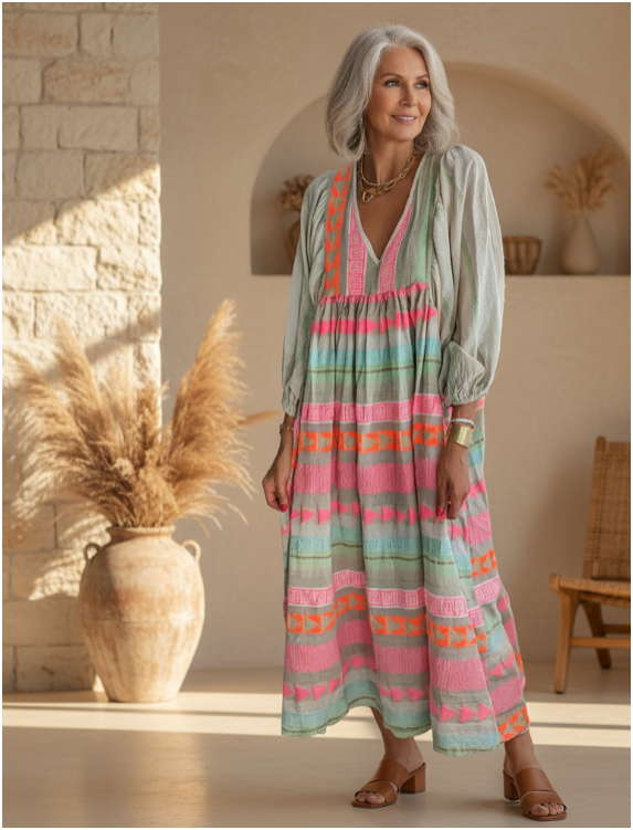Jessenia - Comfortable Boho Dress