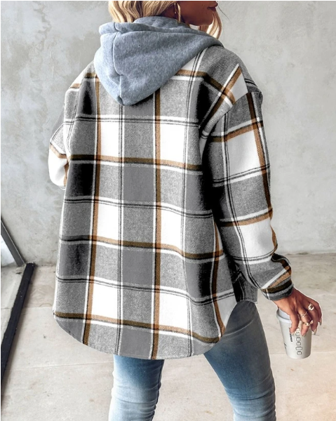 Elegant Jasmine | Blocked Jacket for a Unique Style