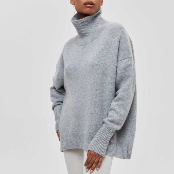 Avery™ - Comfortable pullover with stylish high collar for a sophisticated look