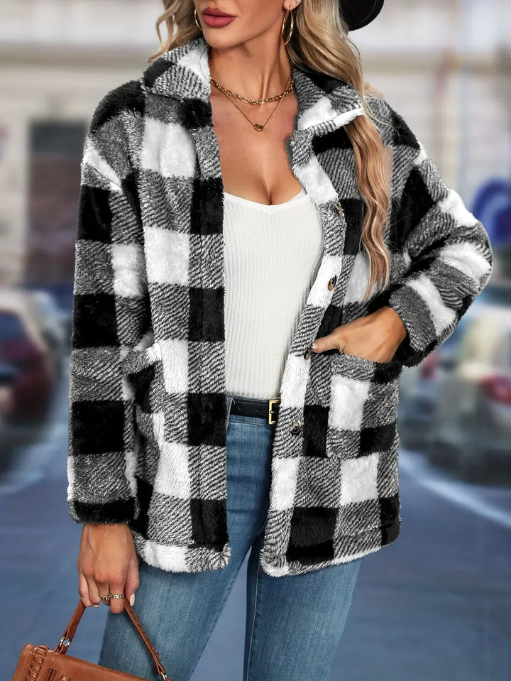 Carla | Stylish Casual Checked Jacket for All-Day Comfort