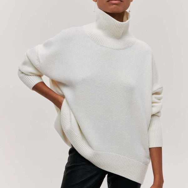Avery™ - Comfortable pullover with stylish high collar for a sophisticated look