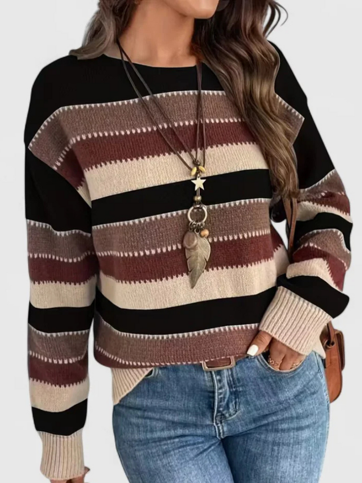 Aubrey | Stripped Pullover