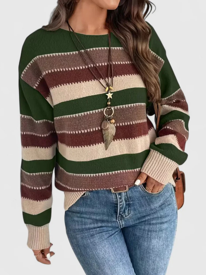 Aubrey | Stripped Pullover