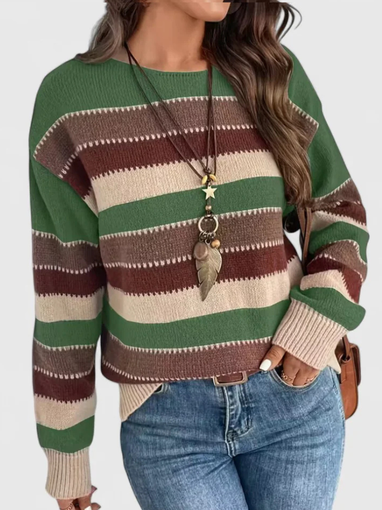 Aubrey | Stripped Pullover
