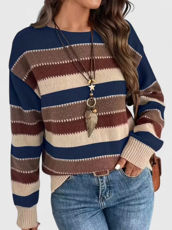 Aubrey | Stripped Pullover