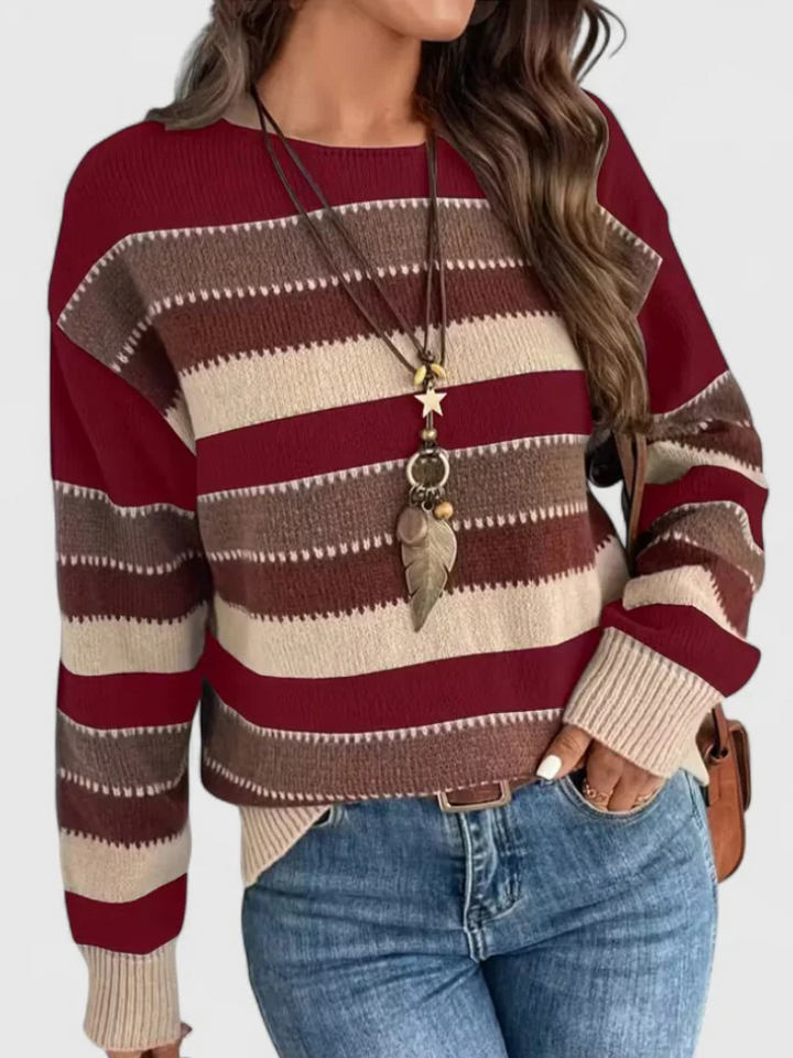 Aubrey | Stripped Pullover