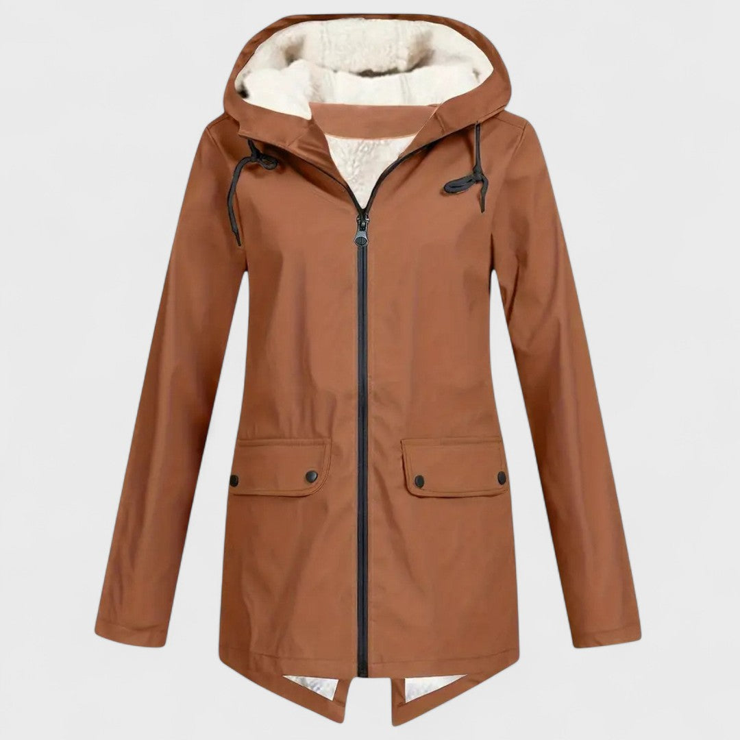 Astrid | Fleece-Lined Rain Parka