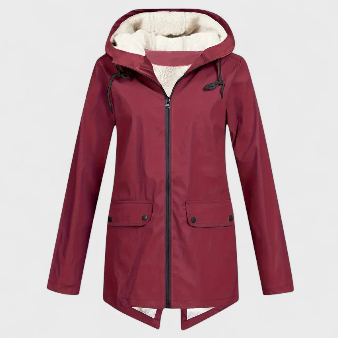 Astrid | Fleece-Lined Rain Parka