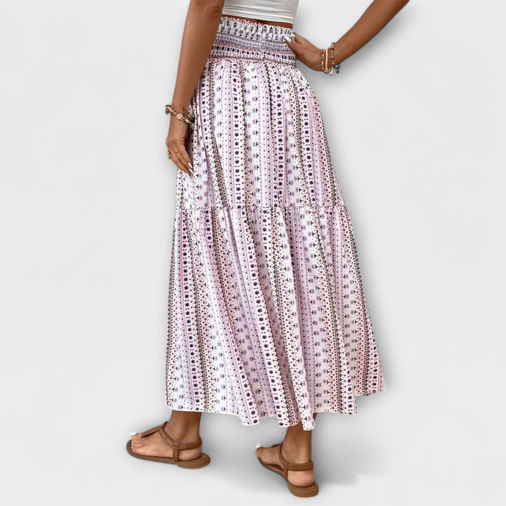 Flowing Patterned Skirt