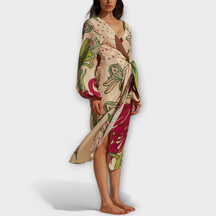 Tracey - Strapless Tunic Maxi Dress
