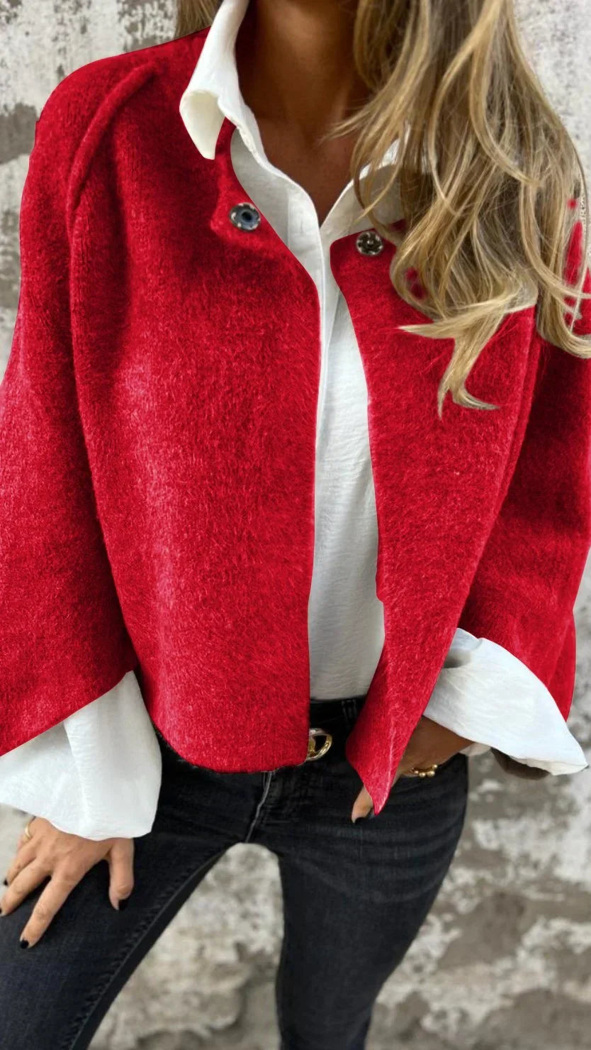 Amelia | Elegant Classic Coat with Round Collar