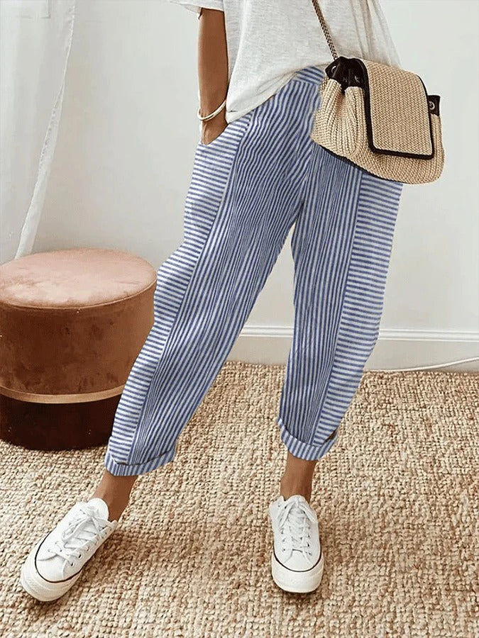 Lore | Trendy striped pants for a stylish look