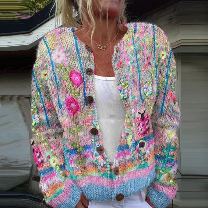 Sanne | Elegant floral print jacket for a sophisticated style
