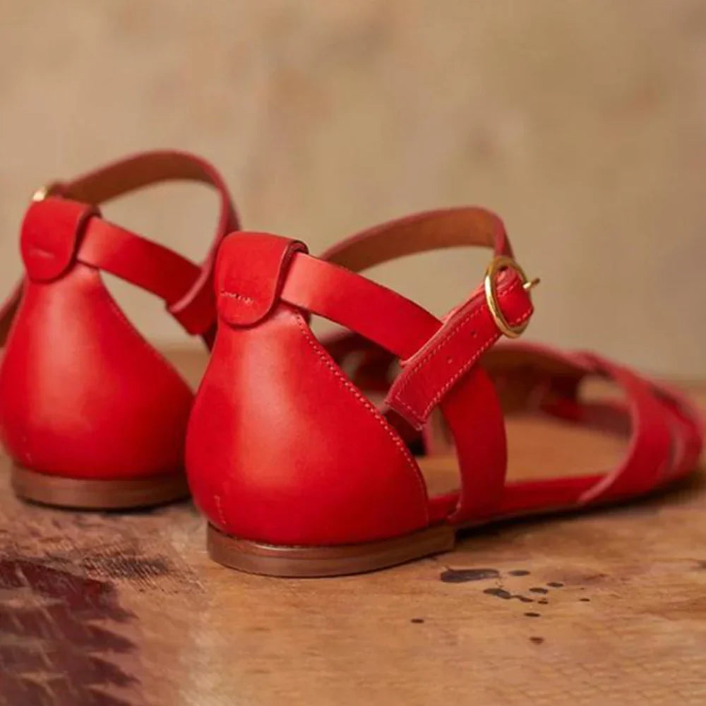 Emily | Strappy Flat Sandals