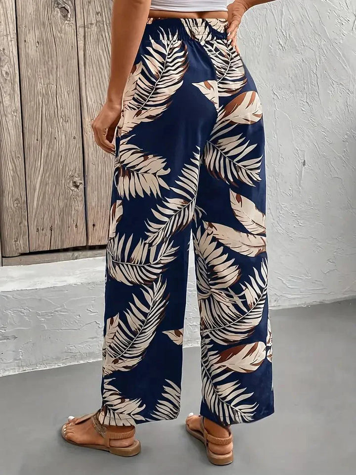 Camille™ Women's Summer Pants with Stunning Floral Print