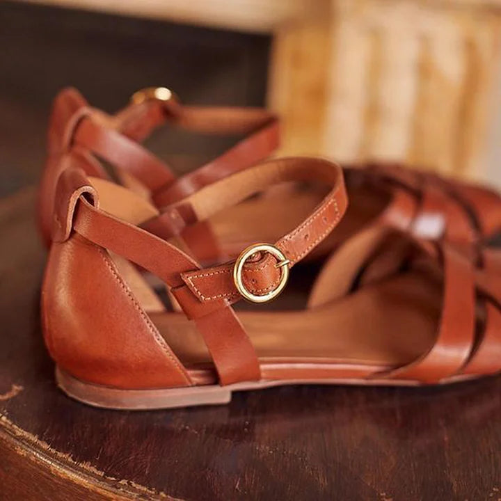 Emily | Strappy Flat Sandals