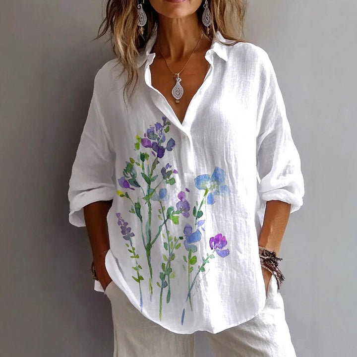 Elegant Weekend Blouse - Loose Fit and Comfortable