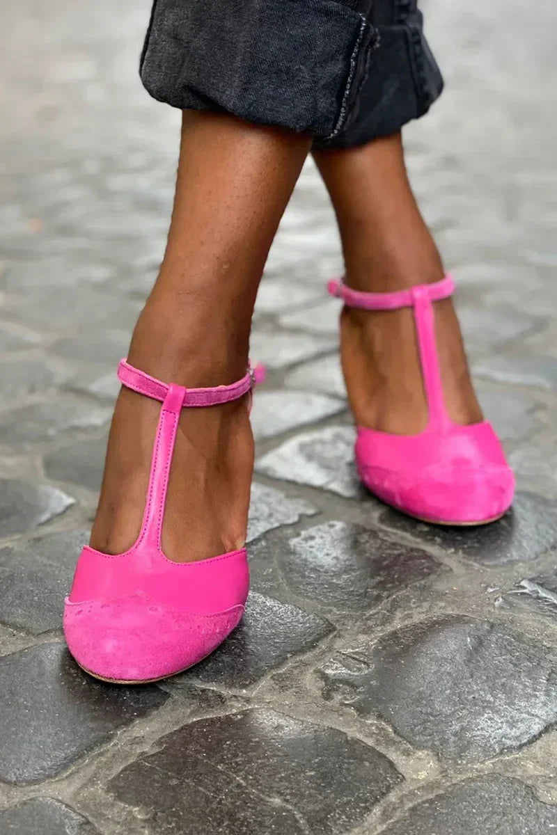 Mia | Closed Sandal With T Bar Strap