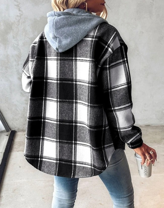 Elegant Jasmine | Blocked Jacket for a Unique Style