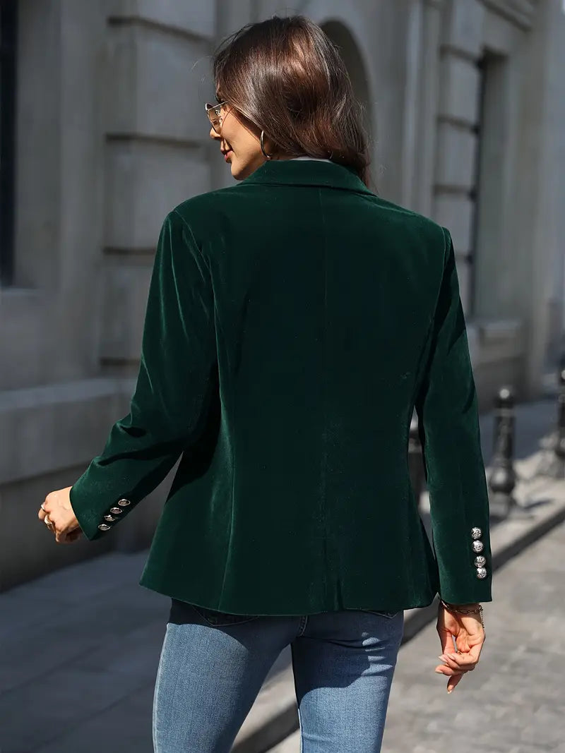 Savannah™ - Elegant Velvet Blazer for a Refined Style