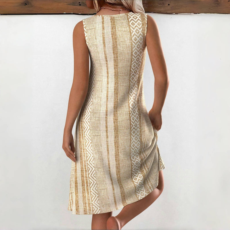 Elegant Weekend Dress - A-Line Cut