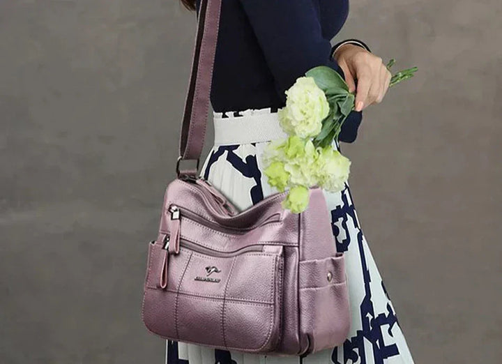 Evangeline | Designer Multi-Layer Crossbody Bag