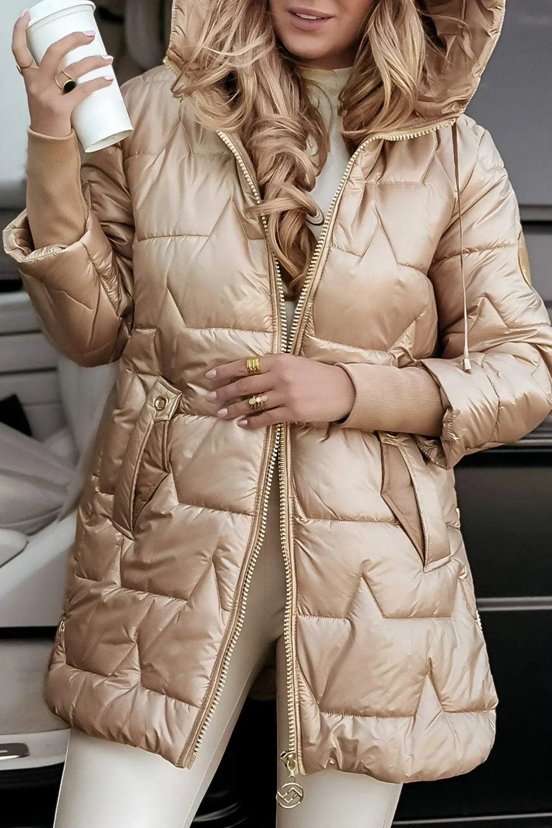 Nolwen® | Elegant Winter Coat with Hood