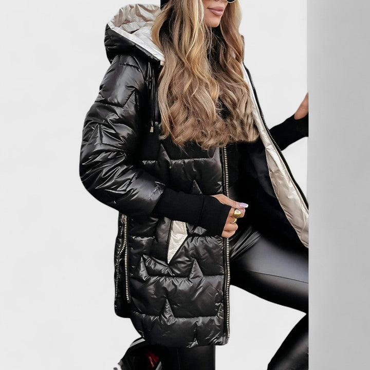 Nolwen | Elegant Winter Coat with Hood