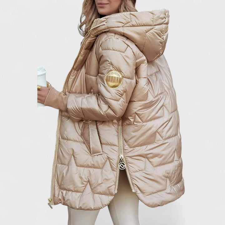 Nolwen | Elegant Winter Coat with Hood