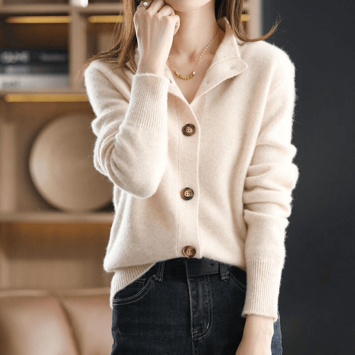 Annie™ | Luxurious Knit Cashmere Gilet for Stylish Comfort