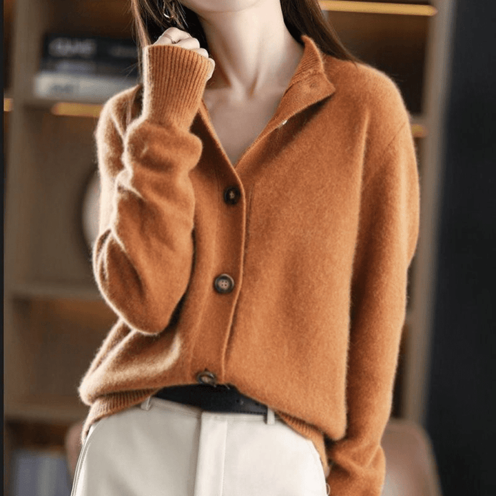 Annie™ | Luxurious Knit Cashmere Gilet for Stylish Comfort