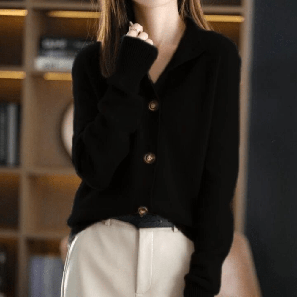 Annie™ | Luxurious Knit Cashmere Gilet for Stylish Comfort
