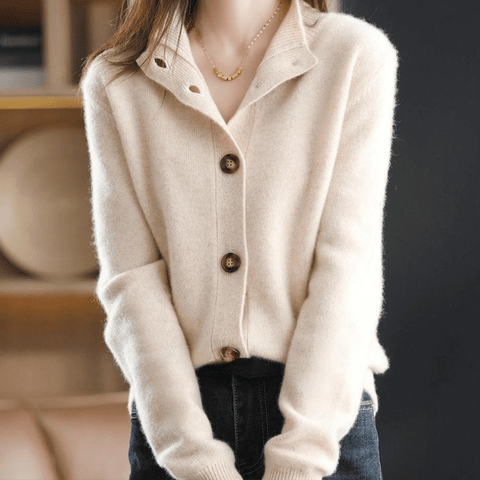 Annie™ | Luxurious Knit Cashmere Gilet for Stylish Comfort