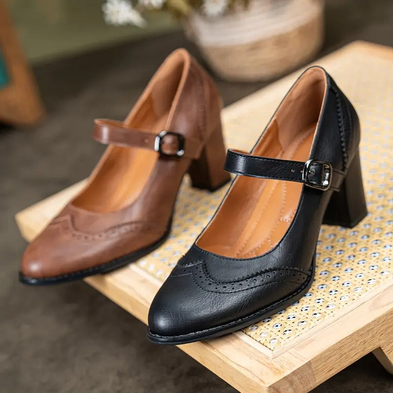 Dorka | Versatile Buckle Heels