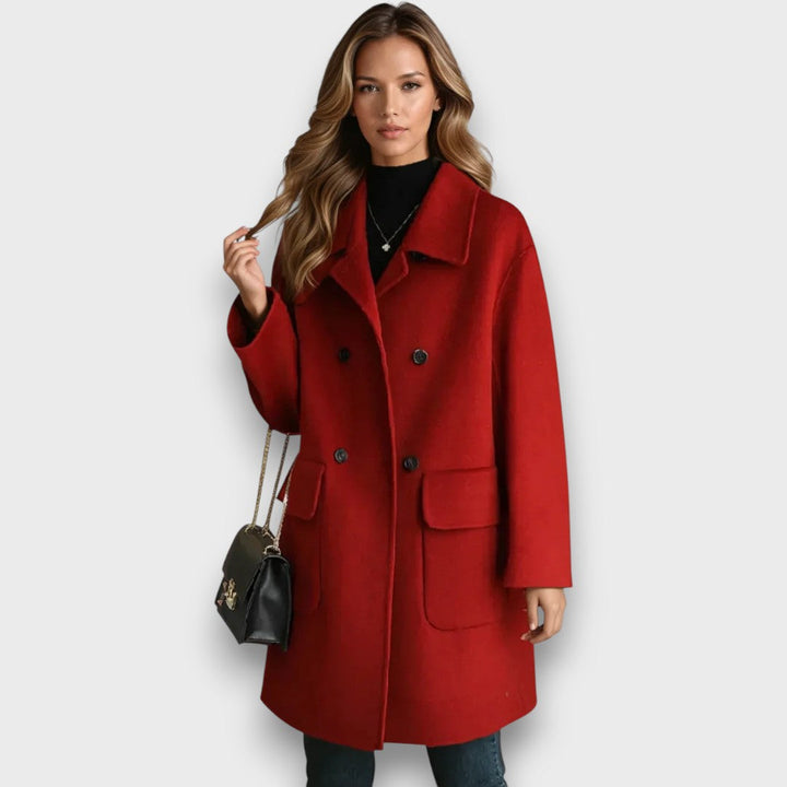 Celisse | Classic Double-Breasted Coat
