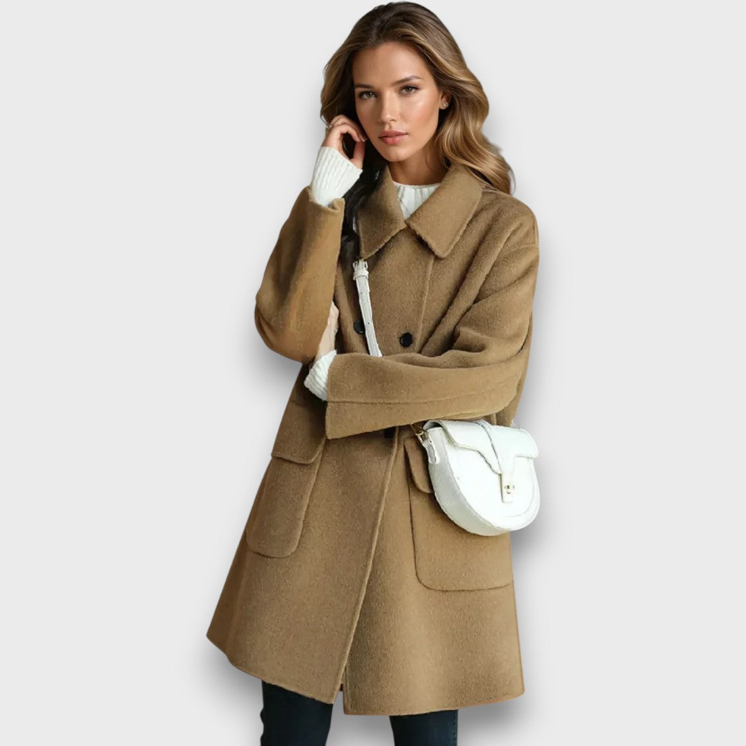 Celisse | Classic Double-Breasted Coat