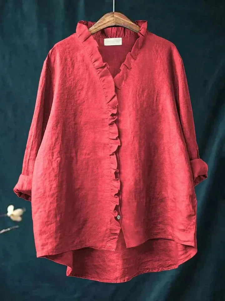 Elegant and comfortable Eline linen blouse