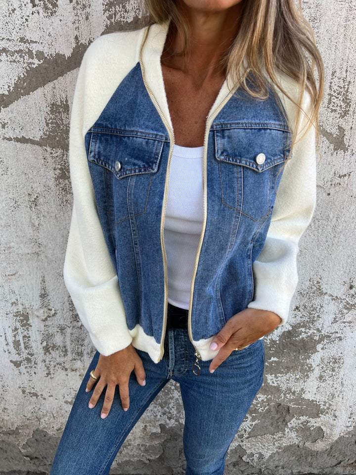 Zoe™ - Elegant Denim Jacket for a Trendy Look