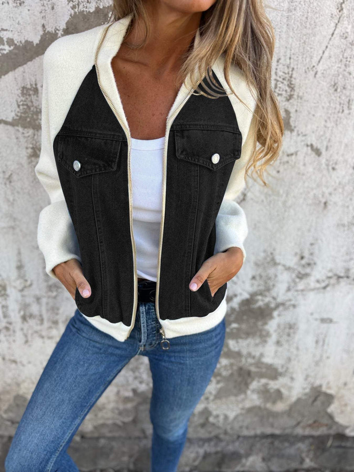 Zoe™ - Elegant Denim Jacket for a Trendy Look