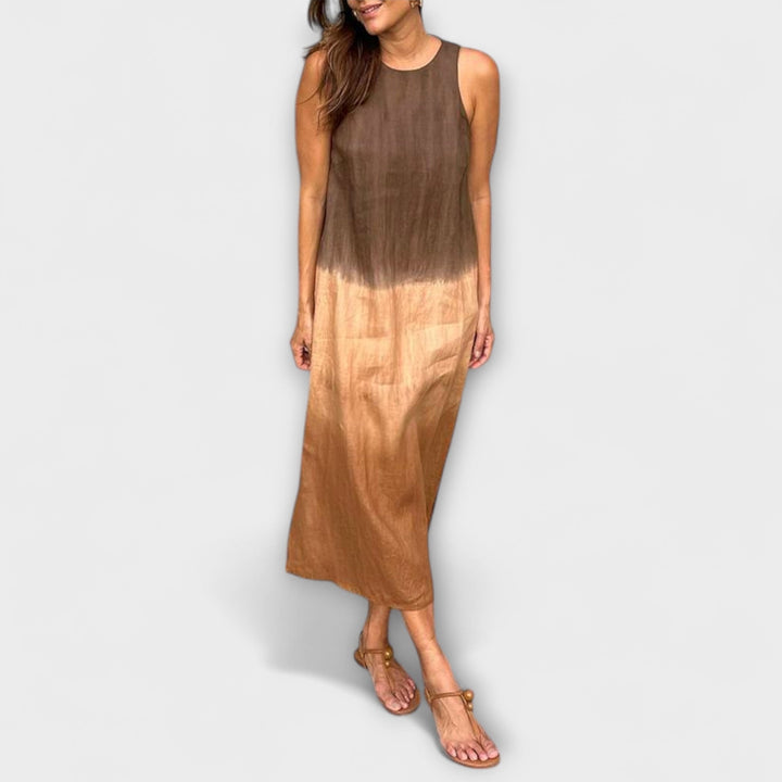 Edda - Elegant Print Dress