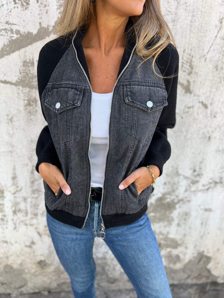 Zoe™ - Elegant Denim Jacket for a Trendy Look