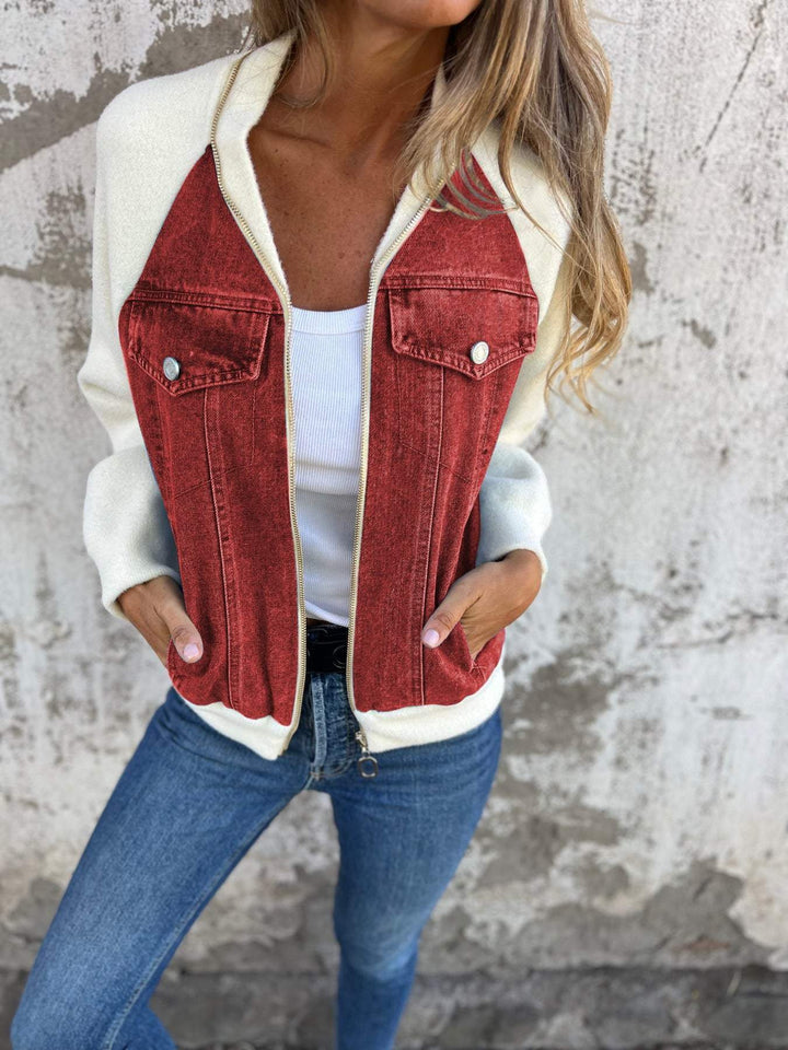 Zoe™ - Elegant Denim Jacket for a Trendy Look