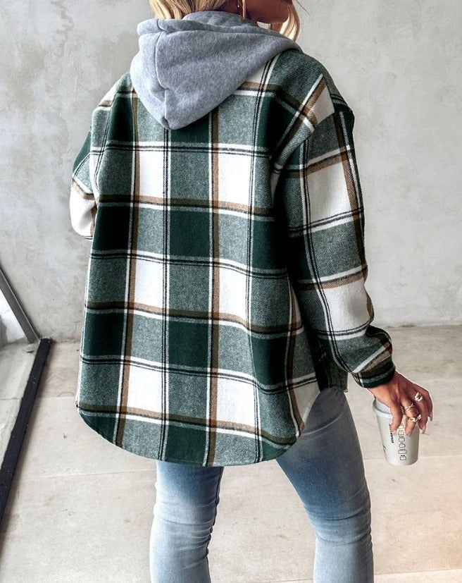 Elegant Jasmine | Blocked Jacket for a Unique Style