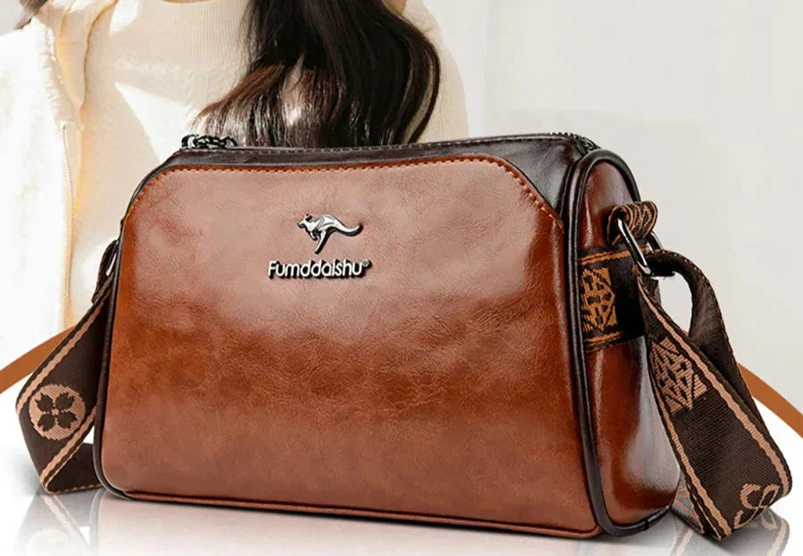 Women Retro Leather Handbag