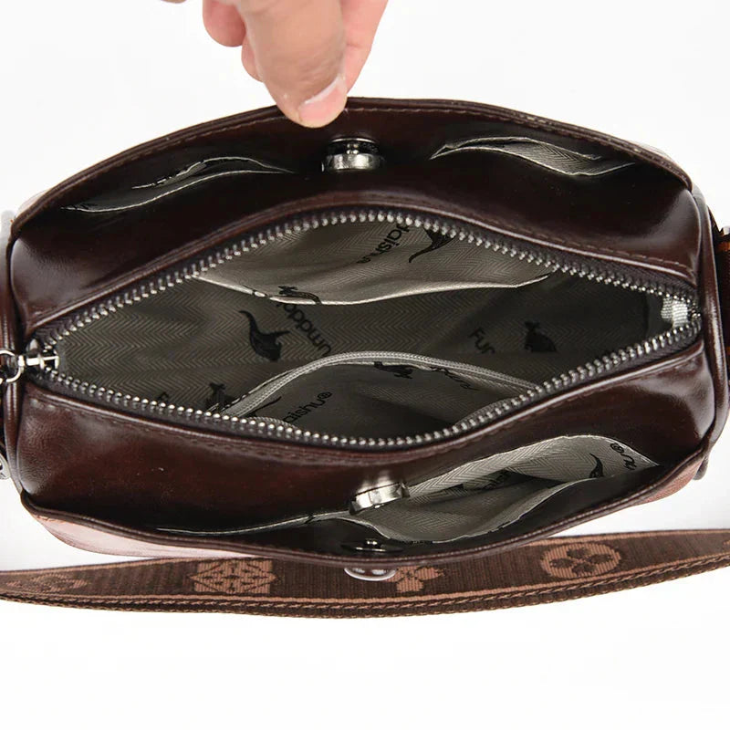 Women Retro Leather Handbag